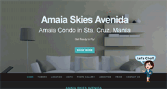 Desktop Screenshot of amaiaskiesavenidacondos.com